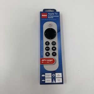 RCA APPLE TV Replacement Remote XL 60% Larger Easy To See Easy To Find